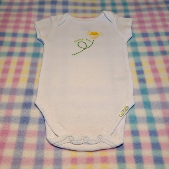 THE CHILDREN'S PLACE 🌞 NWOT Adorable Sunshine "BUSY BEE" Bodysuit Onesie NB - Picture 5 of 16